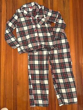 Plaid Cotton Pajama Set